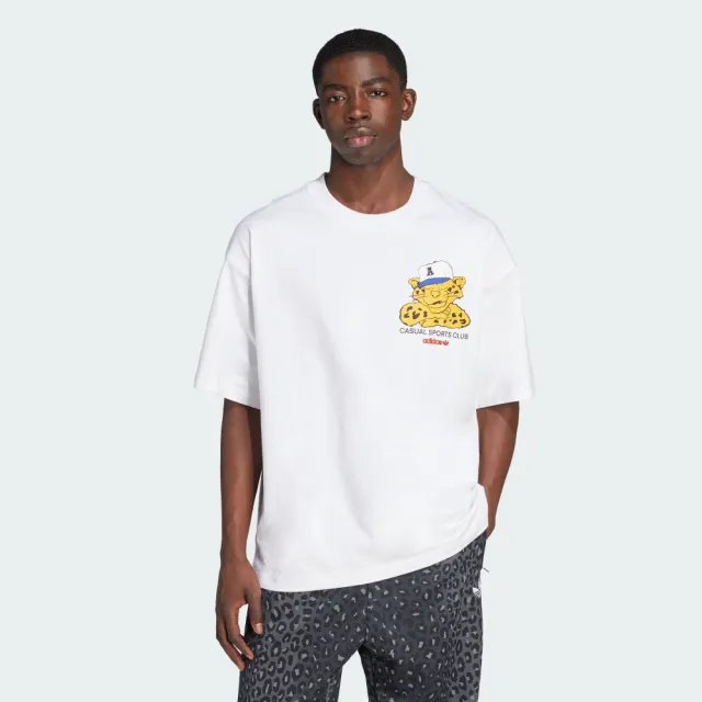 【adidas 愛迪達】短袖上衣 男 亞規 GRAPHIC OS SS T 白 JW0158