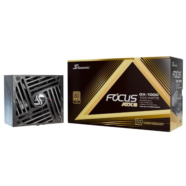 【Seasonic 海韻】ATX3 FOCUS GX-1000 金牌/全模 電源供應器(ATX3.1 FOCUS GX1000 金牌 全模 電源供應器)