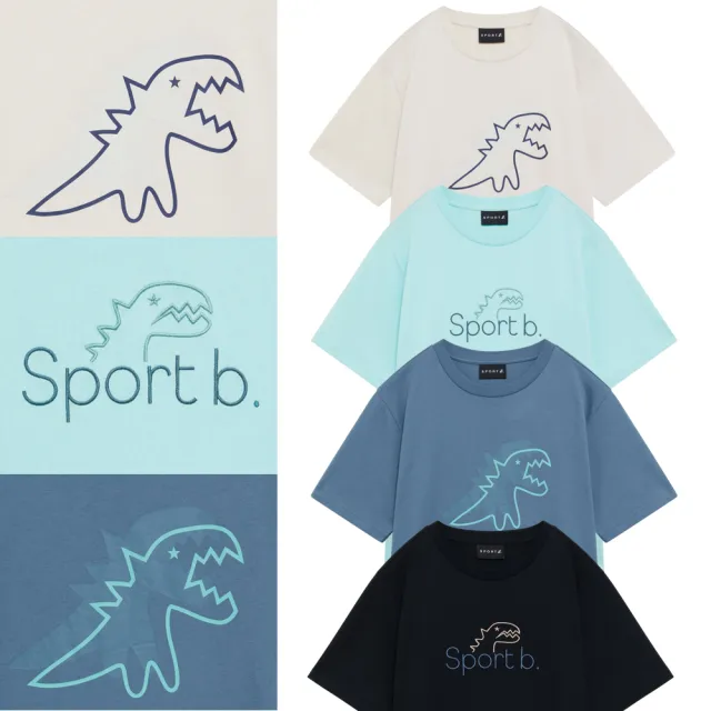 【agnes b.】男裝 Sport b. 恐龍logo T恤(多款任選)(其他規格)