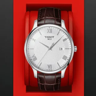 【TISSOT 天梭】TRADITION 經典時尚石英腕錶 禮物 送禮 推薦(T0636101603800)