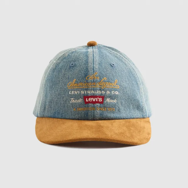 【LEVIS】男女同款 刺繡Logo 鴨舌帽 棒球帽 熱賣單品 004BQ-0001