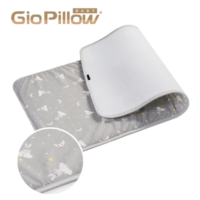 【GIO Pillow】中床 60×120cm 超透氣排汗嬰兒床墊 M號 送收納袋(嬰兒床墊 透氣床墊 可水洗床墊)