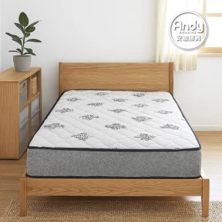【Andy Bedding 安迪寢具】壓縮捲包獨立筒床墊 厚度20公分 雙人加大6尺(彈簧床墊 舒壓 護背支撐)