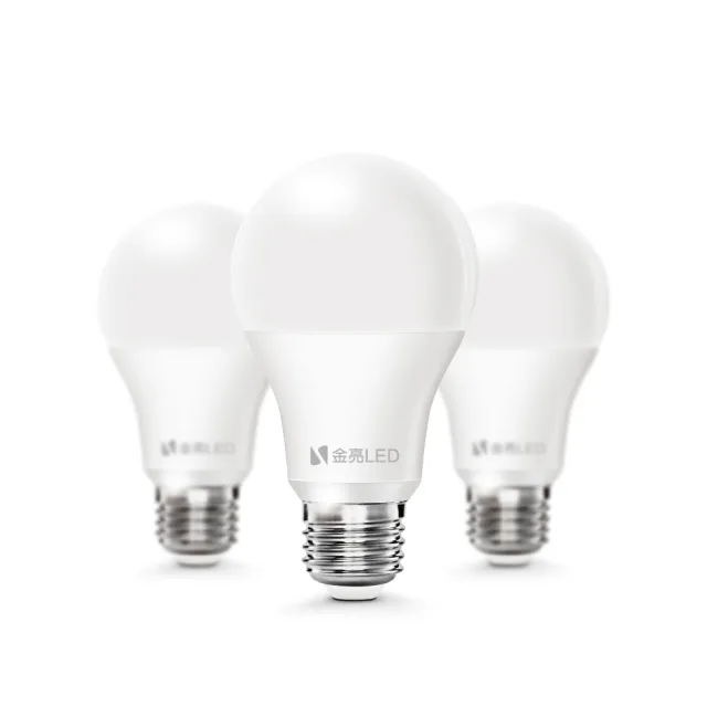 【金亮】6入組｜10W 台灣製造 LED燈泡 E27燈泡(無藍光、長壽命、高亮度、照度均勻、E27燈頭)