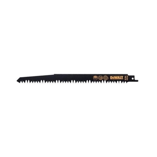 【DEWALT 得偉】9吋x4T軍刀鋸片 高碳鋼木工用 樹木 5片裝(DT2352-QZ)