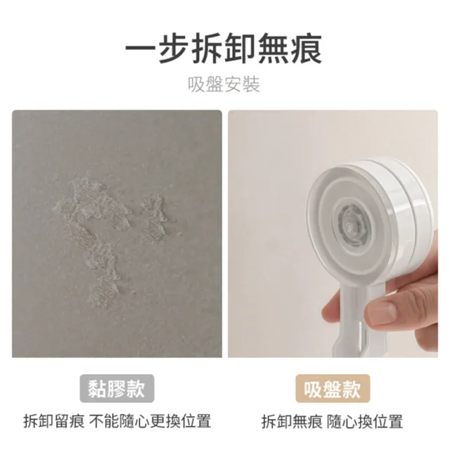 【hoi! 好好生活】懶角落壁掛浴室置物架-旋鈕吸盤扇形