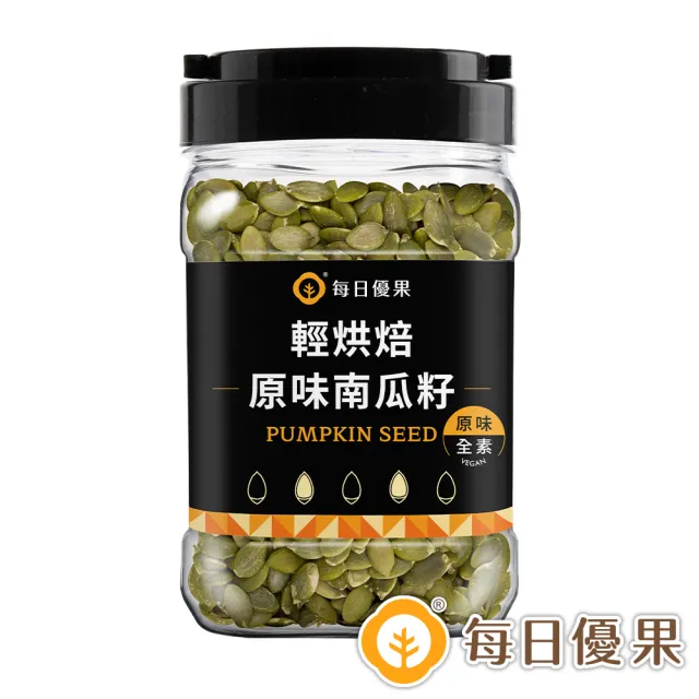 【每日優果】罐裝烘焙南瓜籽400G(2入組)