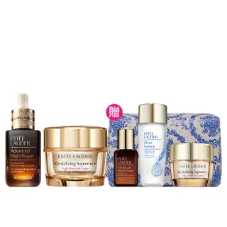 【Estee Lauder 雅詩蘭黛】特潤修護澎彈小棕膠原組(小棕瓶30ml+膠原霜30ml)