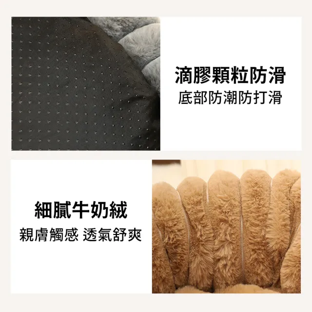 【Bayler】牛奶絨保暖圓形寵物窩 超柔軟貓窩狗窩 深度睡眠貓咪睡墊 寵物床