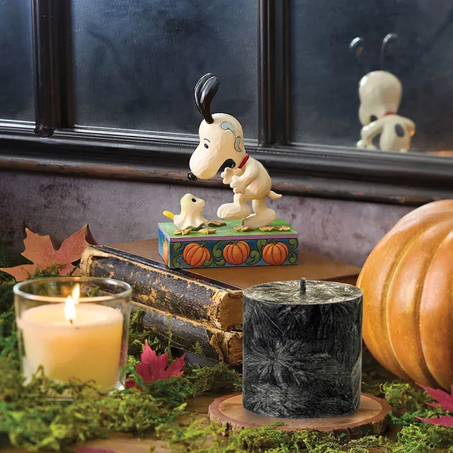 【Enesco】精品雕塑 SNOOPY史努比與幽靈裝胡士托居家擺飾