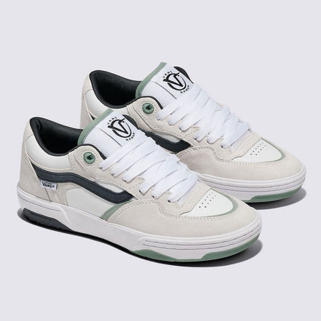 【VANS】官方旗艦 Rowan 2 米色/綠色專業滑板鞋 休閒鞋