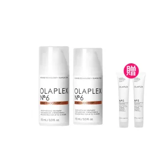 【OLAPLEX 歐啦】6號免沖洗修復乳雙入組(6號免沖洗修復乳100mlx2)