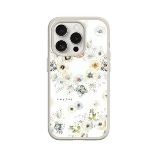 【RHINOSHIELD 犀牛盾】iPhone 15系列 SolidX MagSafe兼容 強化吸震緩衝防摔手機殼/涼丰系列-窯花(涼丰)
