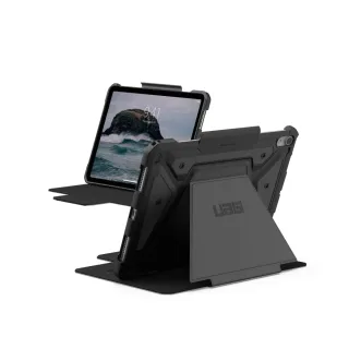 【UAG】iPad Air 11（2024-2025）/10.9吋都會款耐衝擊保護殼-黑(M3 M2 平板殼 防摔殼)