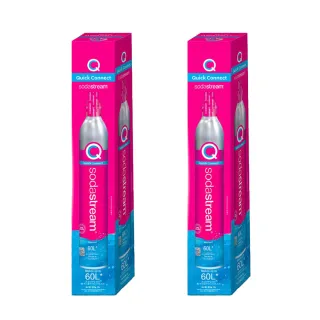 【Sodastream-全新鋼瓶】CO2全新快扣鋼瓶425g-2入組(僅適用快扣機種)