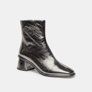 【COACH】蔻馳官方直營 GIGI短靴-無煙煤色(CX016)