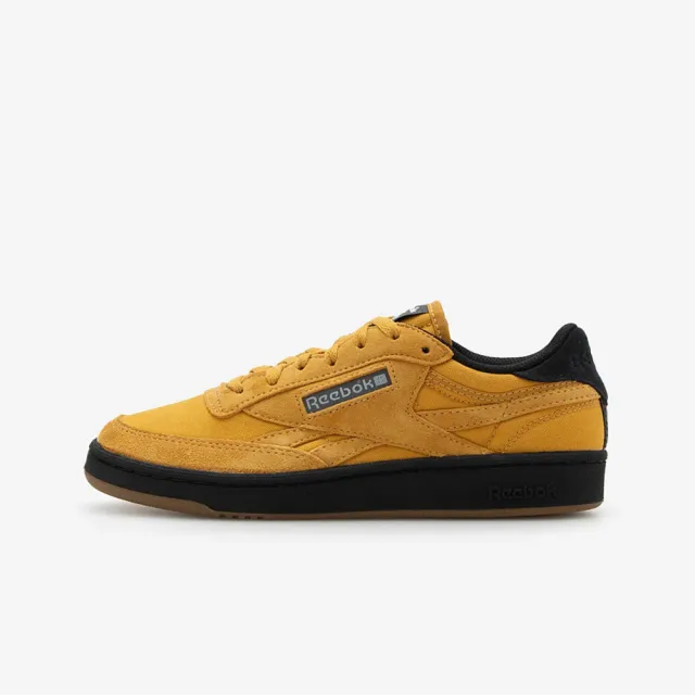 【REEBOK】Club C Revenge Vintage 男 休閒鞋 復古 反光 麂皮 黃黑(100032999)