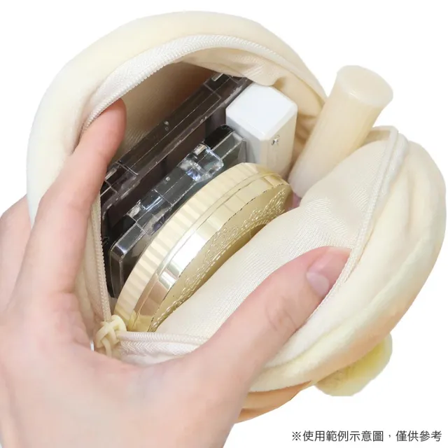 【Kamio】模仿系列 絨毛造型化妝包 舒芙蕾