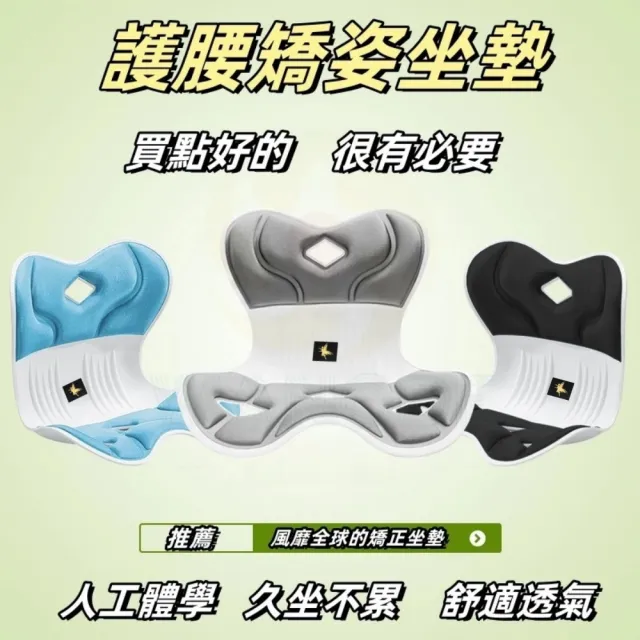 【小不記】菲歐娜 正品 日本人體工學坐墊(矯正坐墊 坐墊 椅墊 靠背墊 護脊坐墊 護腰坐墊 椅背靠墊)