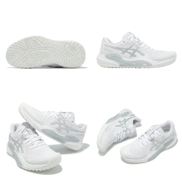 【asics 亞瑟士】網球鞋 GEL-Challenger 15 女鞋 匹克球 白 銀 穩定 運動鞋 亞瑟士 1042A294101