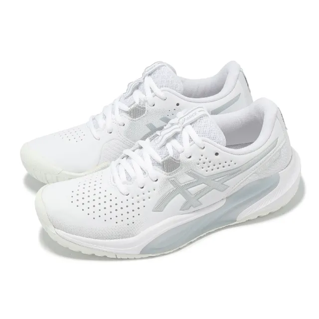 【asics 亞瑟士】網球鞋 GEL-Challenger 15 女鞋 匹克球 白 銀 穩定 運動鞋 亞瑟士 1042A294101