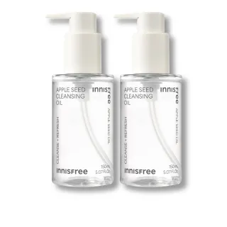 【INNISFREE】官方直營 蘋果籽深層卸妝油 150ml(2入組)
