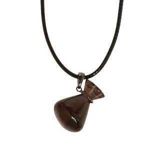 【幸福珠寶】新年快樂 冰島黑曜石 冰透福袋項鍊(福袋造型 設計師推薦限量款)