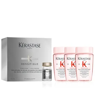 【KERASTASE 巴黎卡詩】超進化白金賦活精粹30*6ml(養髮/蓬鬆/濃密/豐盈髮量/頭皮安瓶)