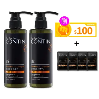 【CONTIN 康定官方直營】專利酵素植萃洗髮精/洗髮乳300mlx2入組 長達120天的發酵製作過程 植萃守護家人頭皮