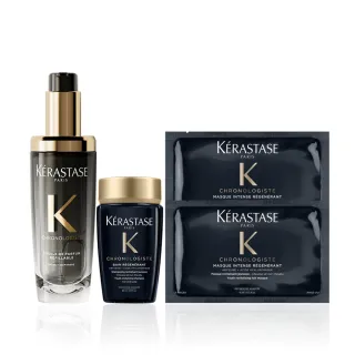 【KERASTASE 巴黎卡詩】黑鑽極萃逆時玫瑰香氛露75ml(新升級/護髮油)