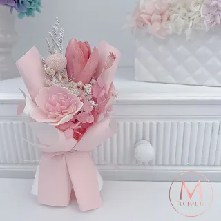 【Floral M】鬱金香香氛擴香小花束禮盒(鬱金香擴香花束 香氛擴香禮盒 鬱金香禮物 花束香氛禮盒)