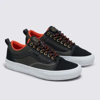 【VANS 官方旗艦】Spitfire Wheels Skate Old Skool 軍綠色專業滑板鞋/休閒鞋