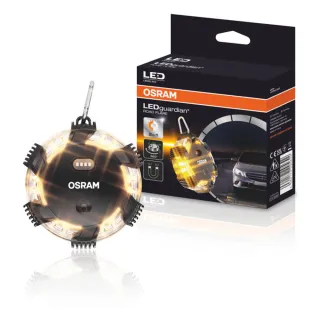 【Osram 歐司朗】LED旋轉閃爍警示燈(吸頂式／LED照明／掛鉤設計)