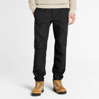 【Timberland 官方旗艦】男款黑色防潑水長褲(A5M5J001)