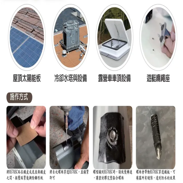 3M 密封黑膠防水膠帶(耐候密封｜膠耐溫耐濕｜膠帶｜膠條)