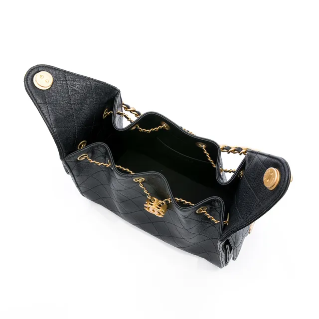 【CHANEL 香奈兒】25 Hobo bag(金黑雙色鏈帶)『entrupy安心購』