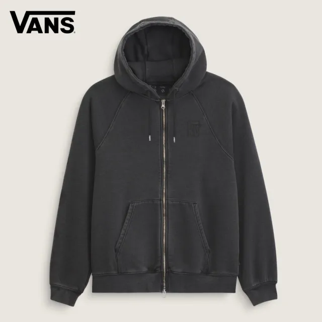 【VANS】官方旗艦 MTE TeamTeam Full Zip 黑色連帽外套