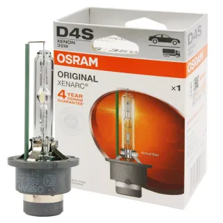 【Osram 歐司朗】D4S 原廠HID汽車燈泡 4300K(公司貨 / 保固四年)