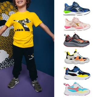 【DIADORA】童鞋 中童 運動鞋 休閒鞋 慢跑鞋 魔鬼氈(多款任選)