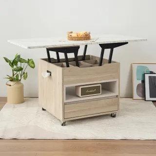 【時尚屋】[5U11]洛菲2尺二抽升降小茶几5U11-304(台灣製/免組裝/茶几)