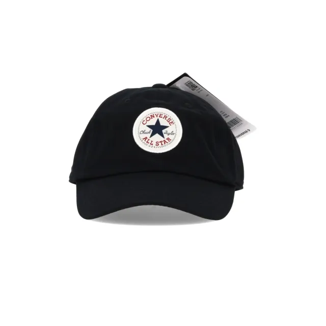 【CONVERSE】Day One Chuck Patch Cap 黑色 圓標 老帽 窄帽沿 棒球帽 UA5805-023