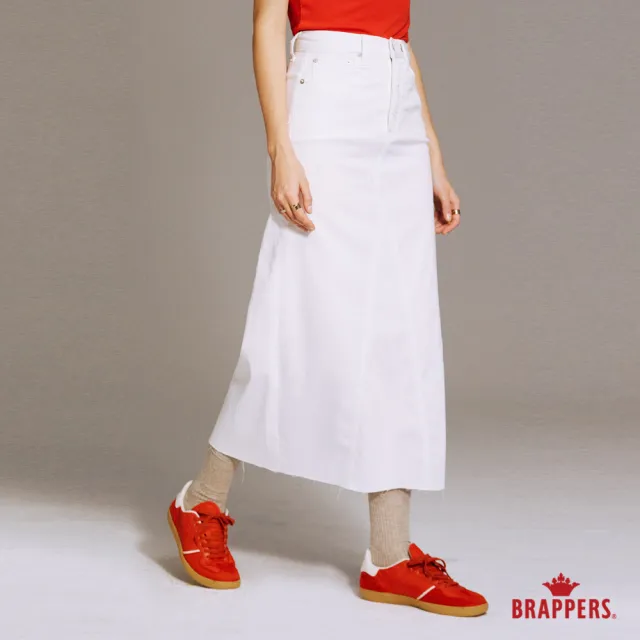 【BRAPPERS】女款 彈性長裙(白)