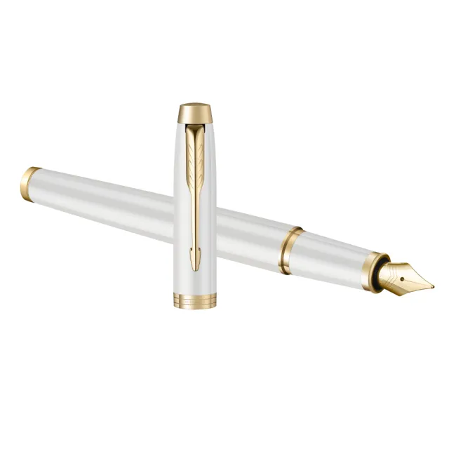 【PARKER】派克  IM金屬系列限量版 珠光白 鋼筆啟程禮盒(IM)