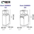 【SICCE 希捷】鯊魚150型 磁座式蛋白除沫器150L/H 靜音運作/自體清潔軸心設計(義大利 台灣公司貨 S150)