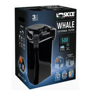 【SICCE 希捷】500 圓桶 筒式過濾器1300L/H 性能卓越/過濾容量充足/獨特的自吸系統(義大利 台灣公司貨W500)