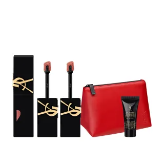 【YSL】官方直營 奢華印記鎖吻霧唇釉2入組(霧面/任選一款)