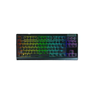【Razer 雷蛇】BlackWidow 黑寡婦蜘蛛幻彩版 V4 Tenkeyless HyperSpeed鍵盤 - 橘軸(英文)