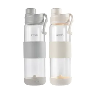 【CorelleBrands 康寧餐具】PYREX Claro直飲便攜耐熱玻璃水瓶920ml