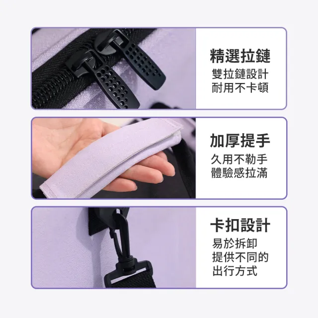 【Bayler】透氣可折疊寵物外出手提包 防潑水可斜背寵物提袋 便攜大空間貓包(附睡墊)