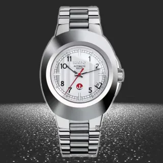 【Rado 雷達表】獨賣款 DiaStar鑽星硬金屬Ceramos™銀面機械錶38.5㎜ R01(R12637013)